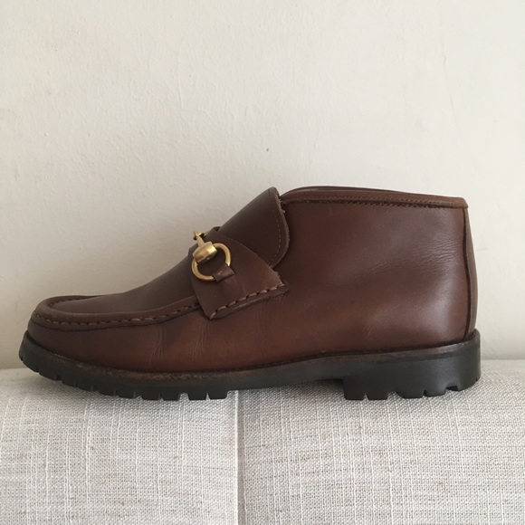 gucci horsebit ankle boots